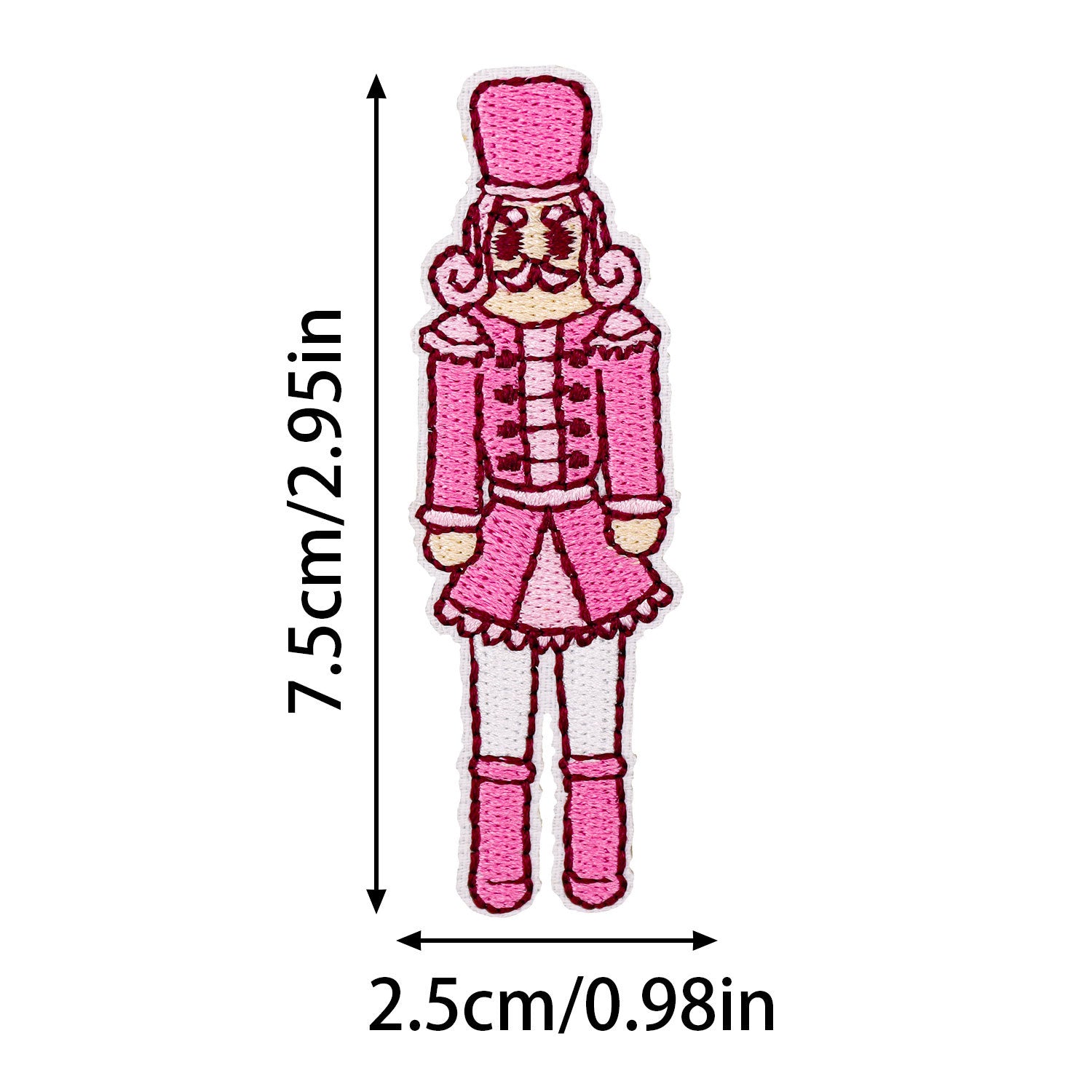 Wholesale Pink Christmas Series Embroidered Patch
